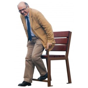 Silaos® Stuhl mit Armlehnen “speziell für Senioren”
